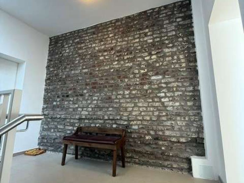 Historische Wand im Treppenhaus