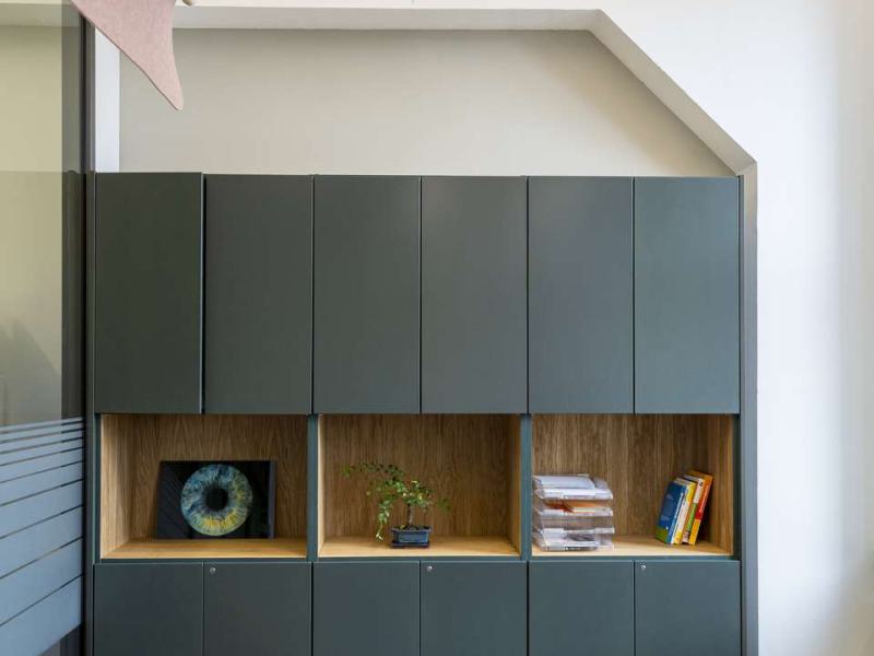 Detailansicht Einbauschrank